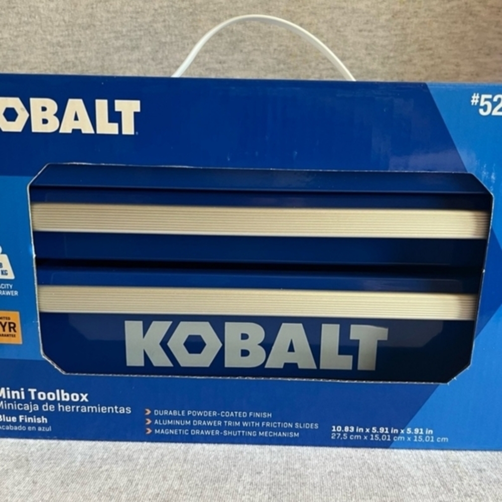 Kobalt Mini Toolbox New in box